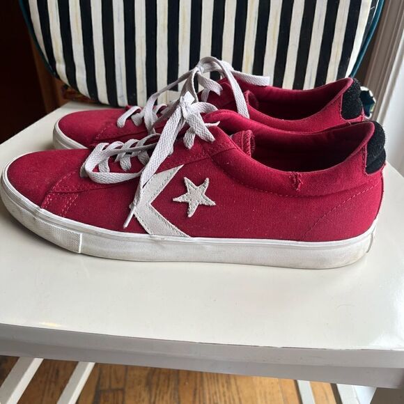 Converse Men’s All-Stars Red Canvas - Picture 5 of 8